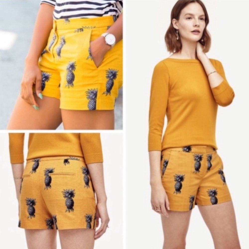 Ann Taylor Devin City pineapple short